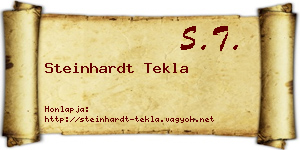 Steinhardt Tekla névjegykártya
